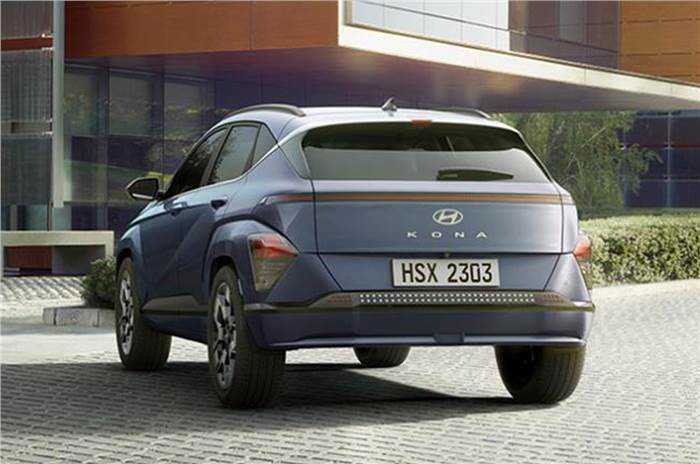 2023 Hyundai Kona electric rear quarter 